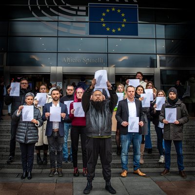 fotka z výstavy zakázaného čínského umělce a aktivisty Badiucaa